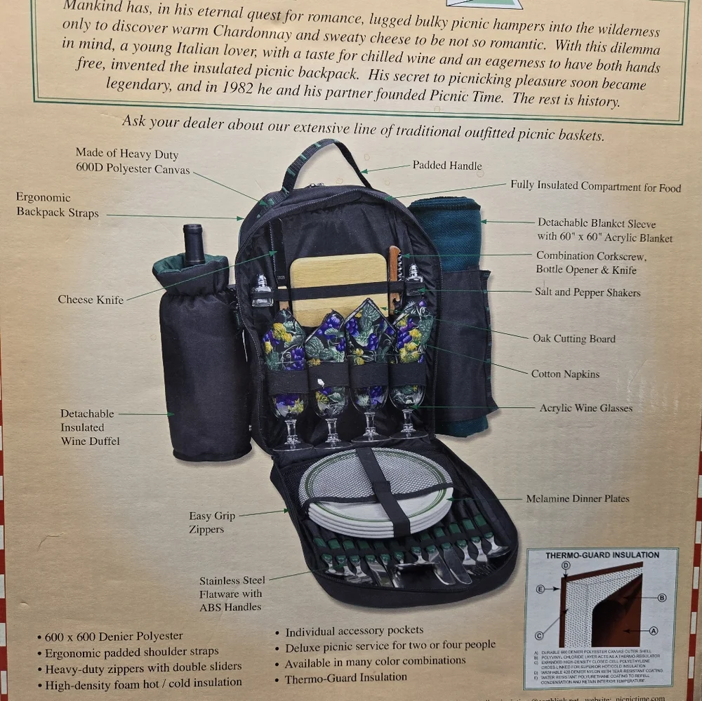 MLB picnic backpack